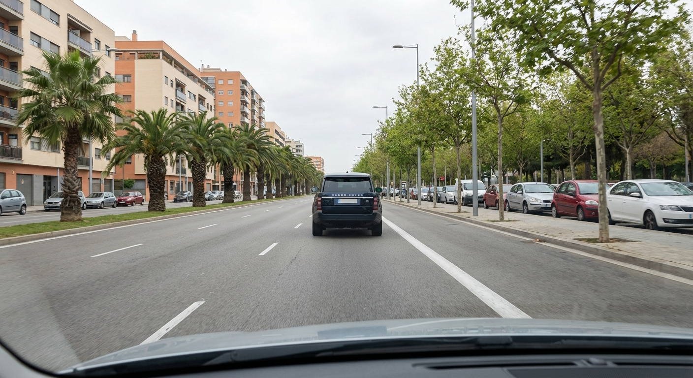 Aquella marca vial consistente en una línea blanca continua que presenta una anchura sensiblemente superior a la habitual...