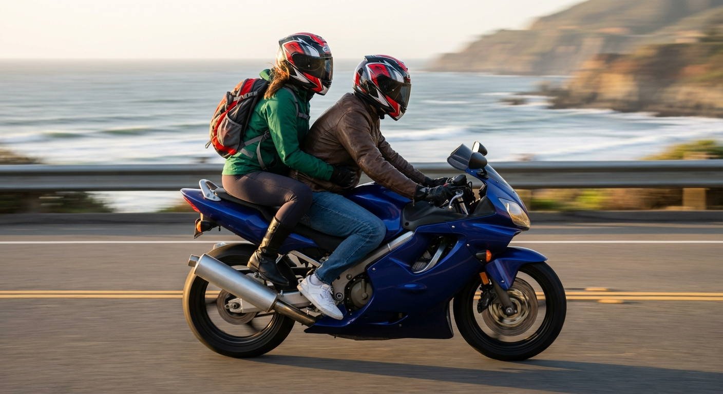 ¿En qué tipo de vía el conductor de una motocicleta tiene prohibido superar el límite de velocidad de 20 km/h?