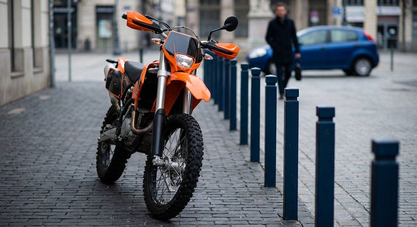 ¿Qué función desempeña la llave de paso que se encuentra instalada entre el depósito de combustible y el motor de una motocicleta?