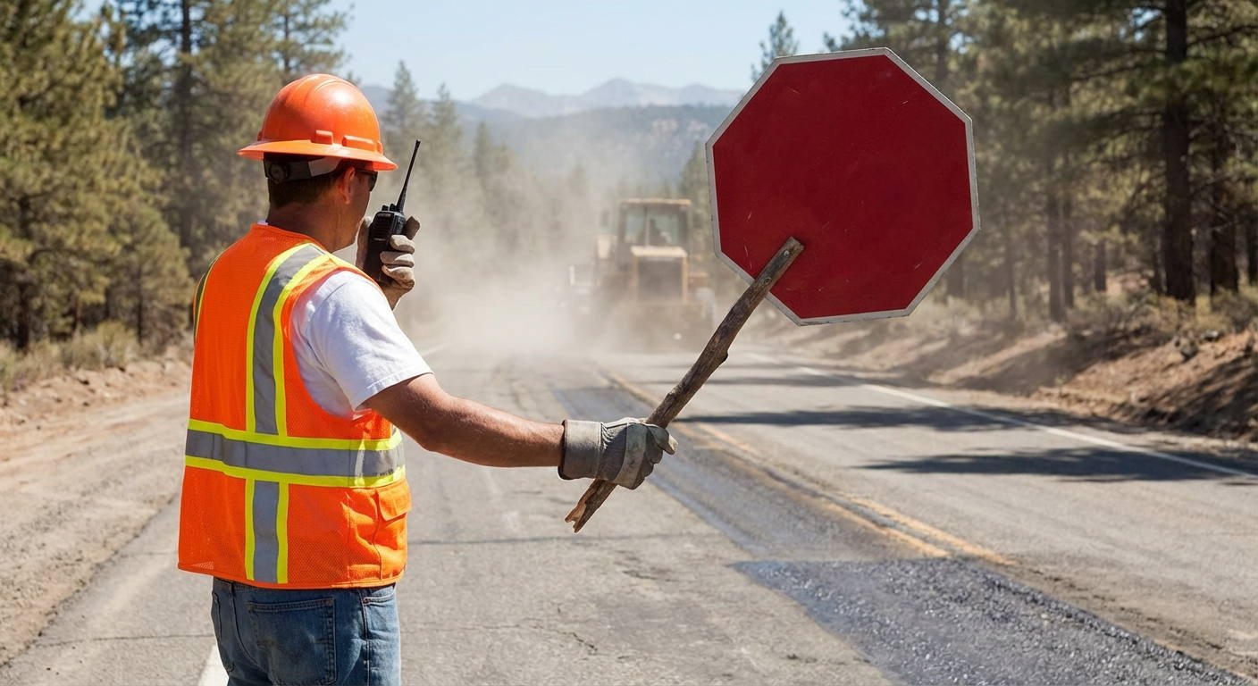 Si circula por un tramo en obras y el personal encargado le indica que detenga su vehículo, ¿tiene la obligación de cumplir con dicha orden?