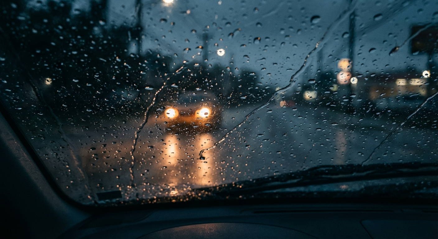 Con el objetivo de incrementar la seguridad durante la conducción cuando hay presencia de lluvia, el conductor debe...