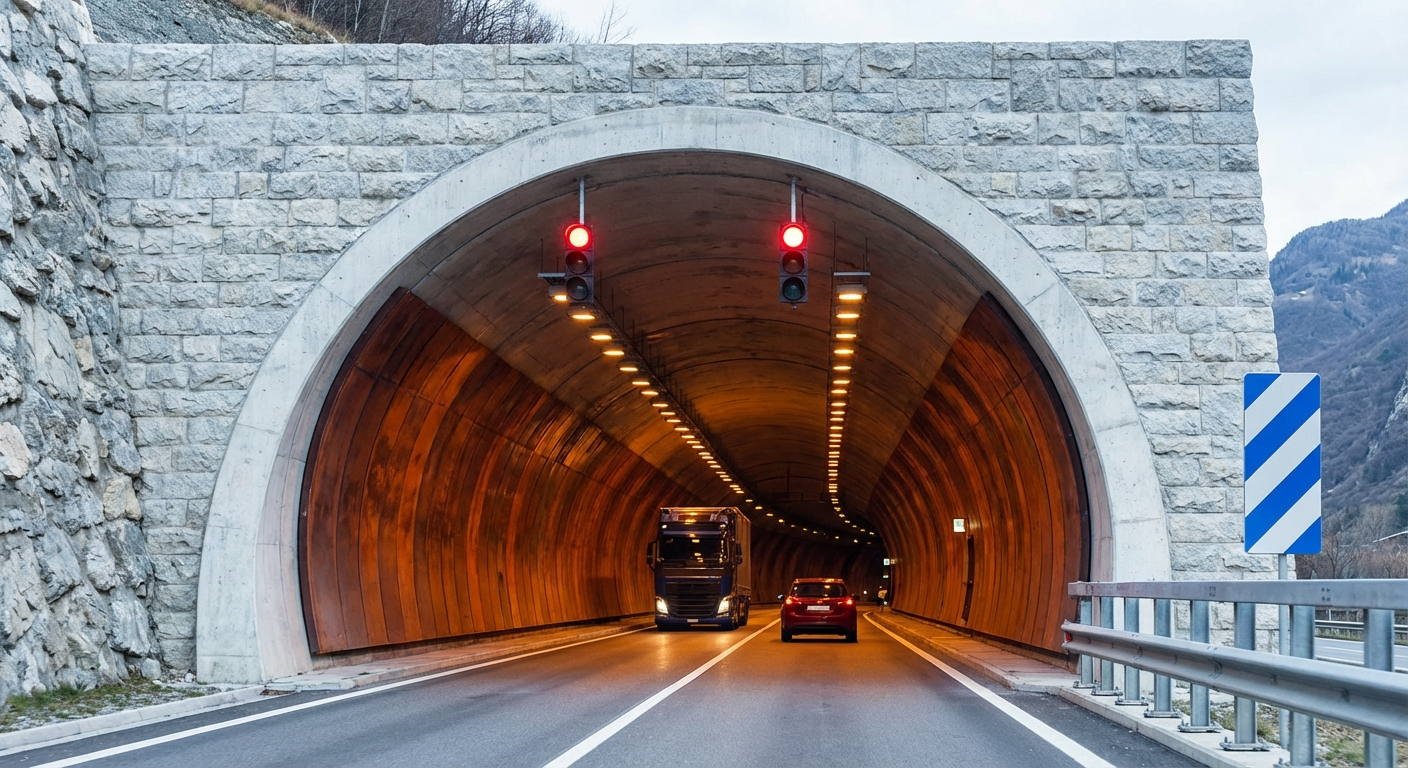 En el supuesto de que un vehículo sufra una detención por razones de emergencia en el interior de un túnel, el conductor estará obligado a...