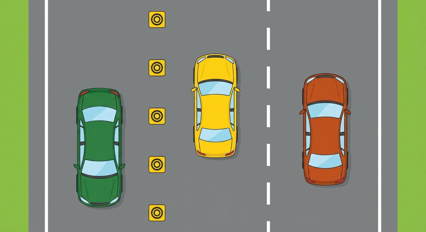 Si transita con una motocicleta a 90 km/h por un carril adicional circunstancial abierto para mejorar la fluidez del tráfico, ¿es este comportamiento adecuado?