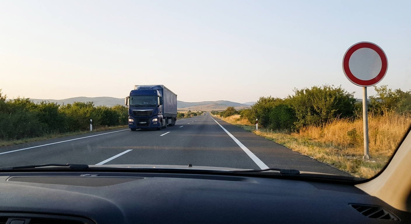 En este tramo de autovía, ¿se puede circular a más de 100 km/h para adelantar?