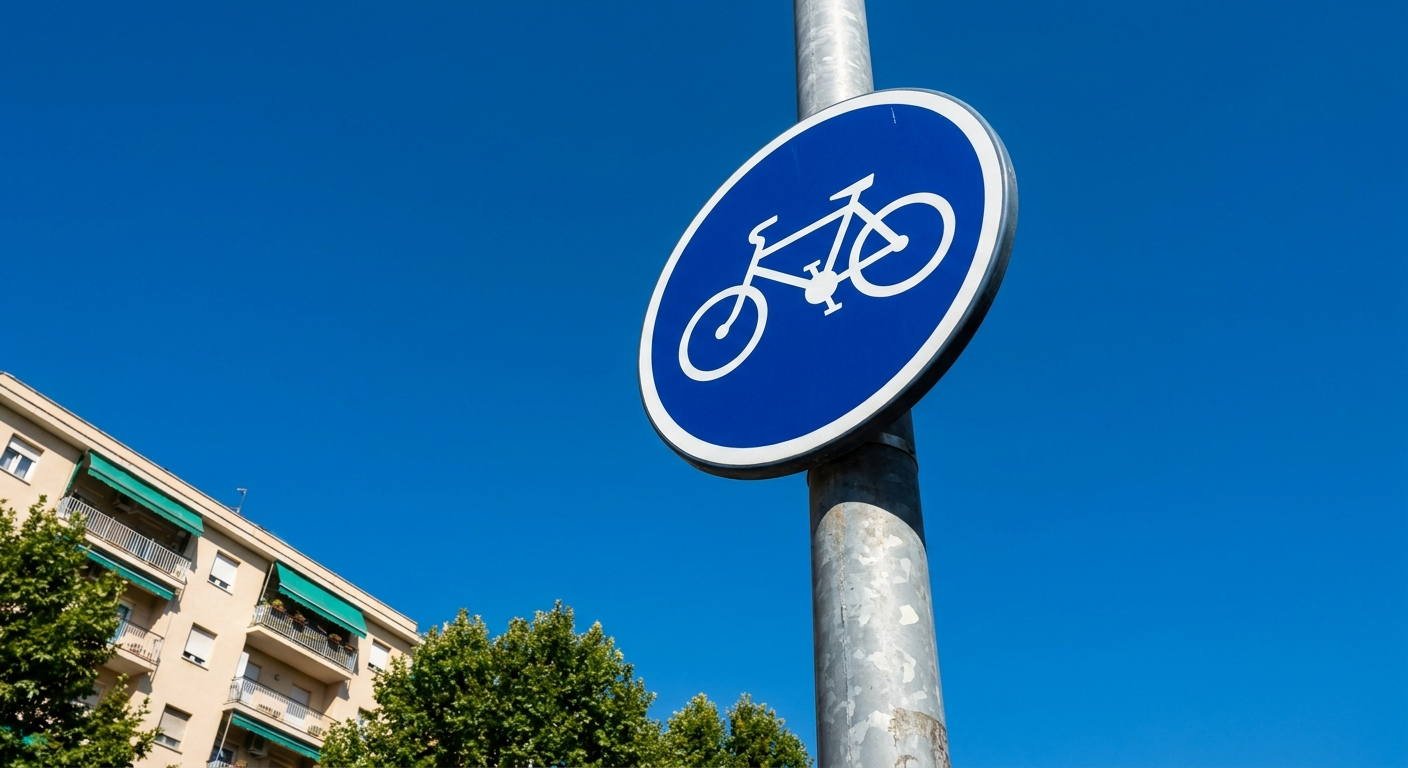 ¿A qué vehículos obliga a circular por donde se encuentra esta señal?