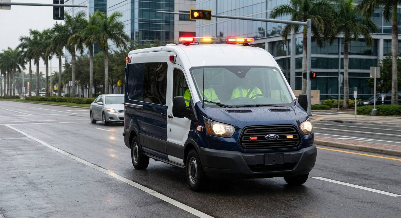 ¿De qué forma debe proceder el conductor para permitir la progresión de una ambulancia que circula realizando un servicio de urgencia?