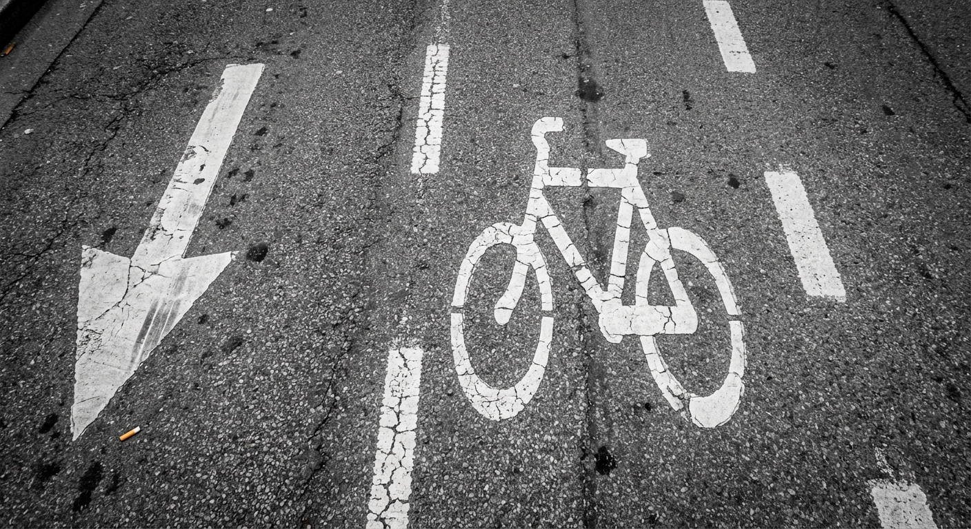 ¿Se permite que los ciclomotores circulen por un tramo de la carretera señalizado como vía ciclista?