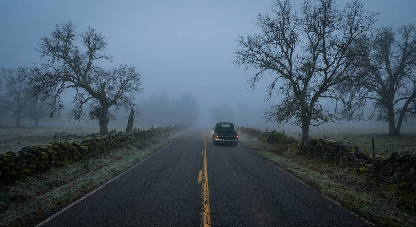 Al circular bajo condiciones de niebla muy espesa, el conductor debe tener presente que esta situación meteorológica conlleva una...