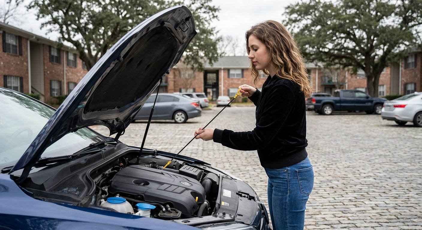 ¿De qué manera debe encontrarse el motor para realizar una medición correcta de su nivel de aceite?