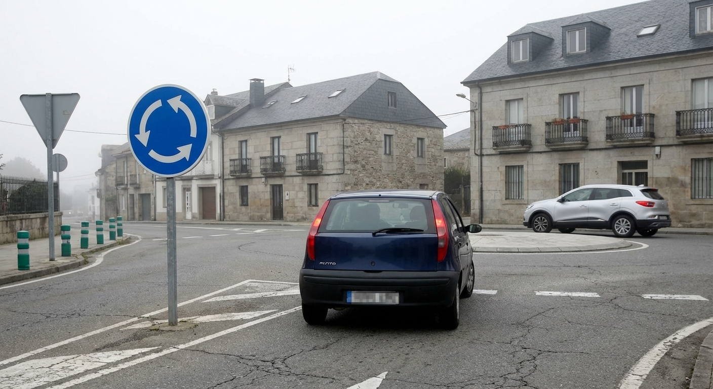Cuando se disponga a acceder a una glorieta que carezca de señalización específica sobre la prioridad de paso, el conductor está obligado a...