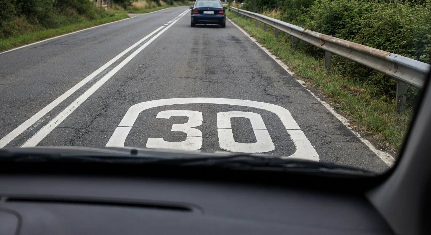 ¿En qué circunstancia dejará de ser aplicable la prohibición de velocidad máxima que establece esta señal vertical?