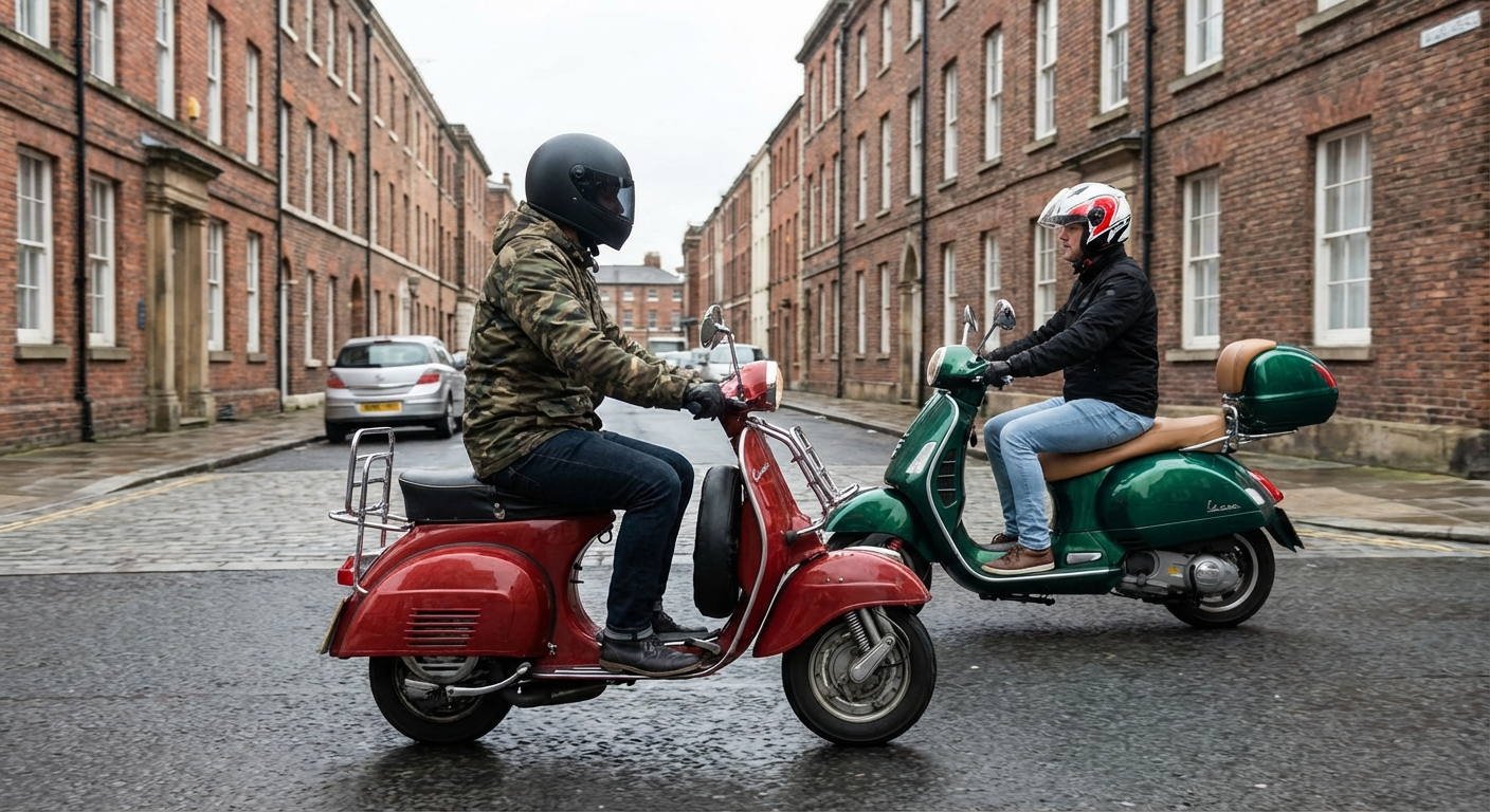 ¿Se originan perturbaciones electromagnéticas debido al funcionamiento de una motocicleta?