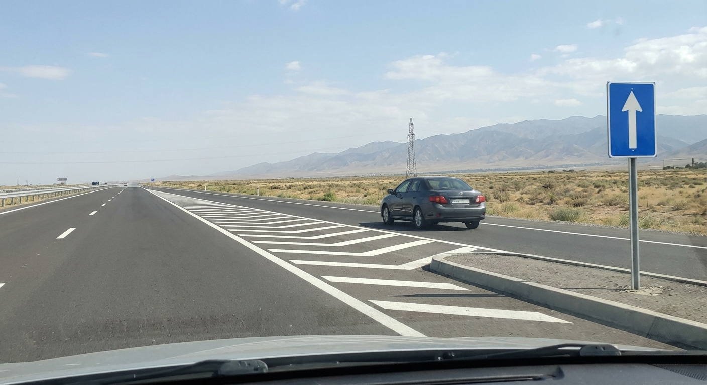 Si circula con una motocicleta por una autopista y necesita realizar un descanso, ¿le está permitido efectuar una parada sobre el cebreado?