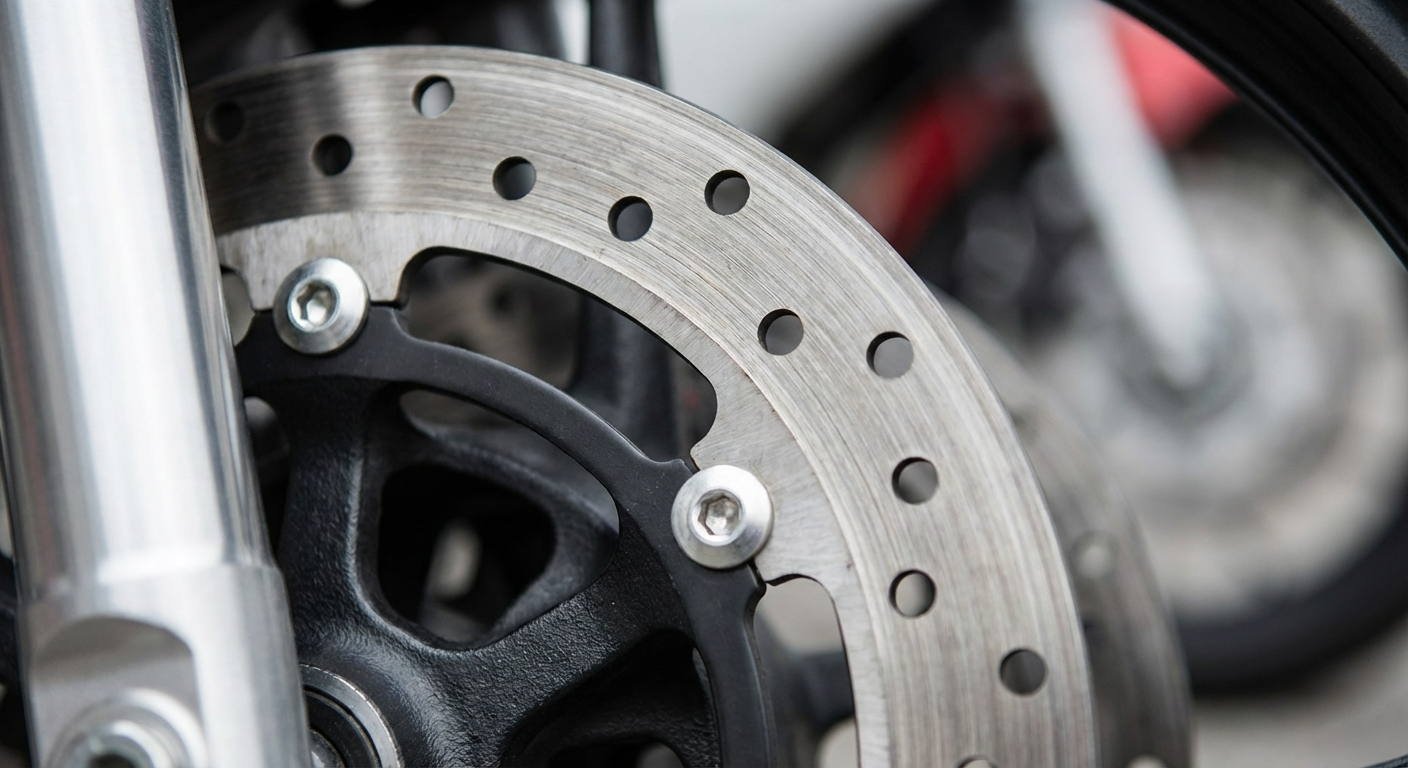 ¿Se considera el sistema de frenado de una motocicleta como un componente integrante de la seguridad activa?
