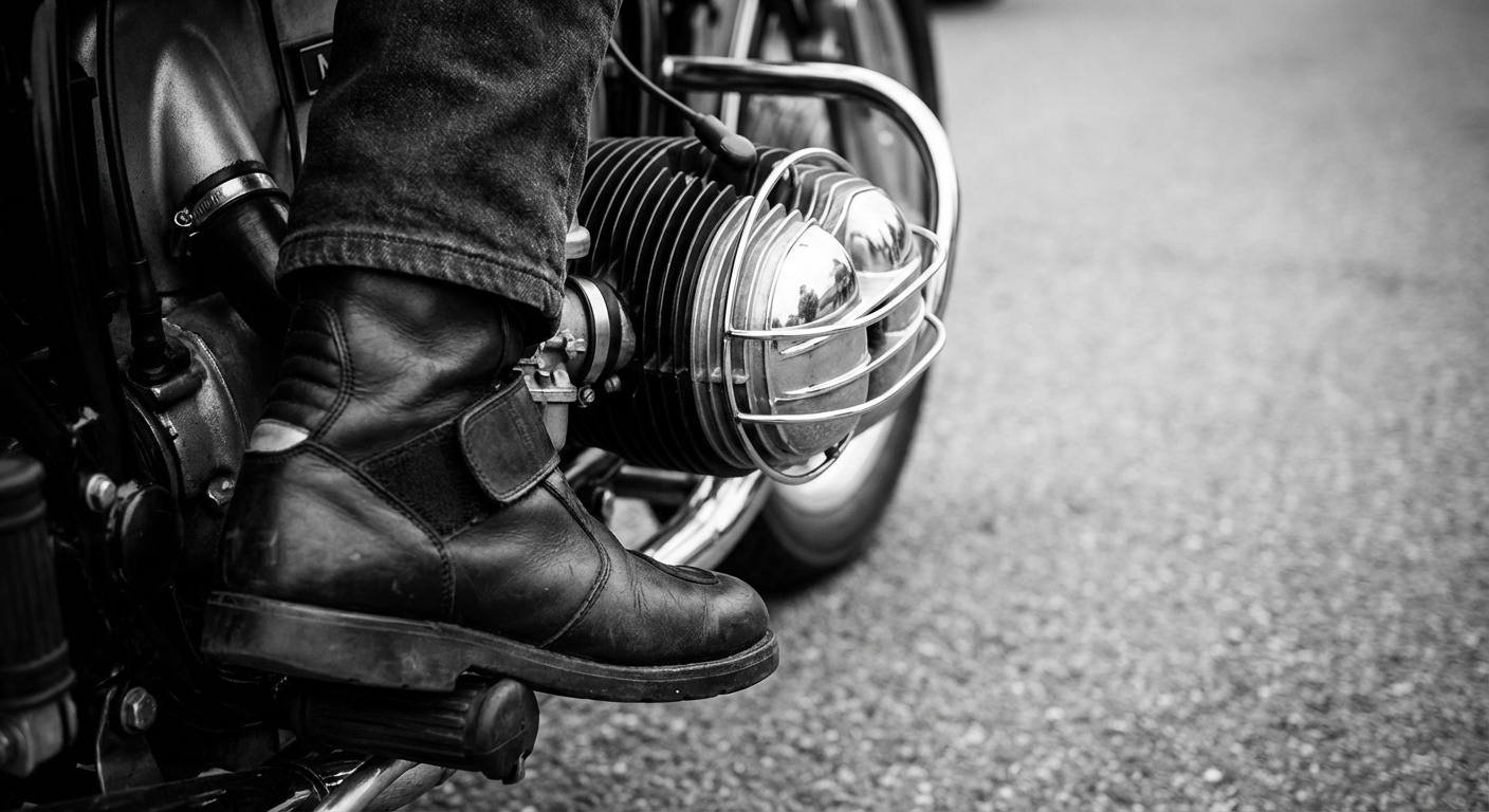 En el pedal selector de velocidades de una motocicleta con cambio manual, el punto muerto se sitúa por norma general...