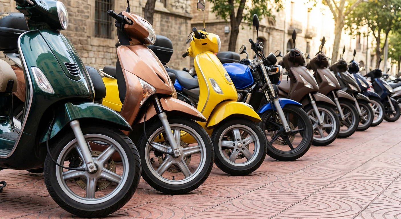 Tras haber dejado una motocicleta estacionada en el exterior bajo un ambiente húmedo durante varios días, ¿qué circunstancia debe valorar el conductor antes de iniciar la marcha?