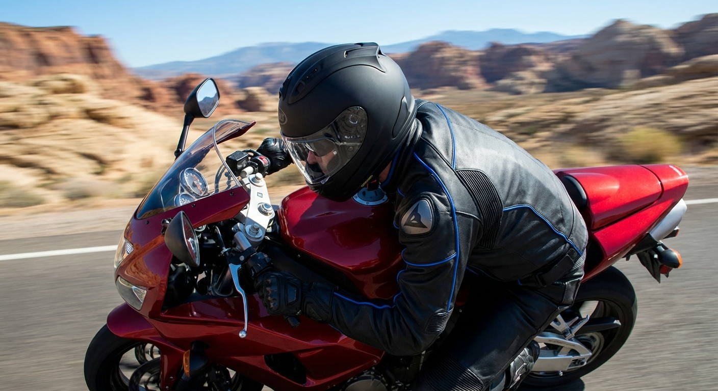Al circular con una motocicleta, ¿la postura que mantenga el conductor sobre el vehículo tiene la capacidad de influir en su resistencia aerodinámica?