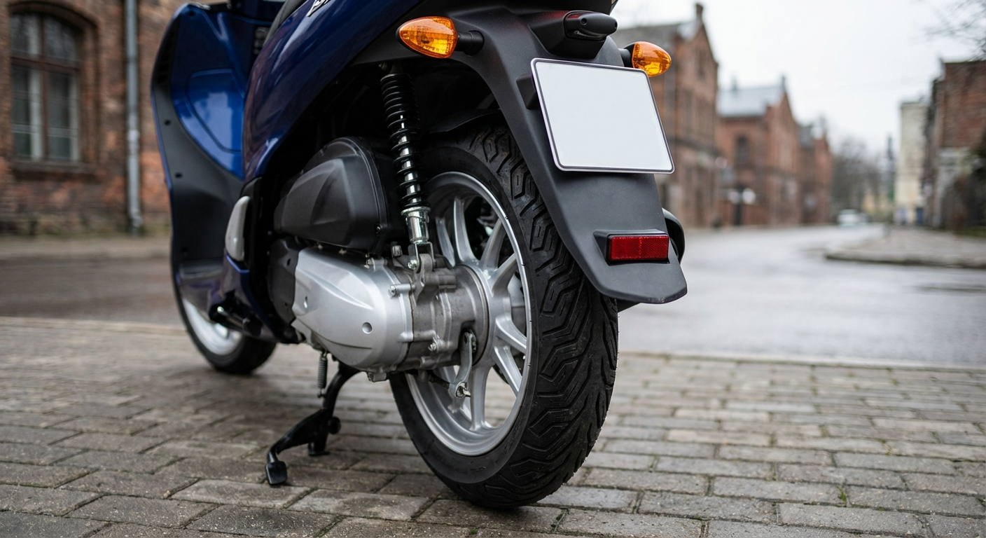 En cuanto a su diseño y forma geométrica, ¿cómo deben ser los catadióptricos que lleva instalados una motocicleta?