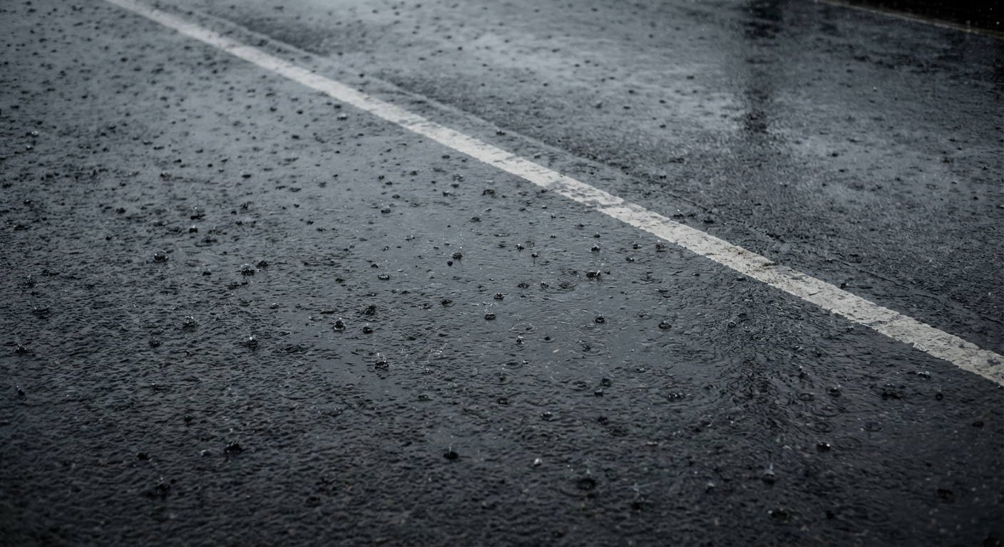 ¿En qué momento de la precipitación se considera que la calzada es más peligrosa para la seguridad vial?