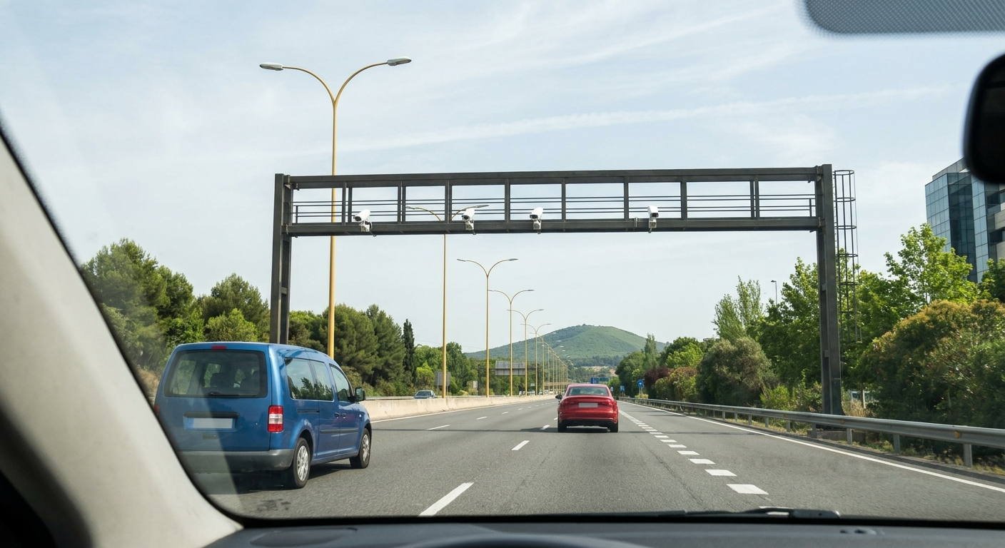 Circulando por una vía fuera de poblado que dispone de tres carriles para su mismo sentido de la marcha, ¿de qué carriles podrá hacer uso el conductor de un camión con una MMA superior a 3.500 kg?