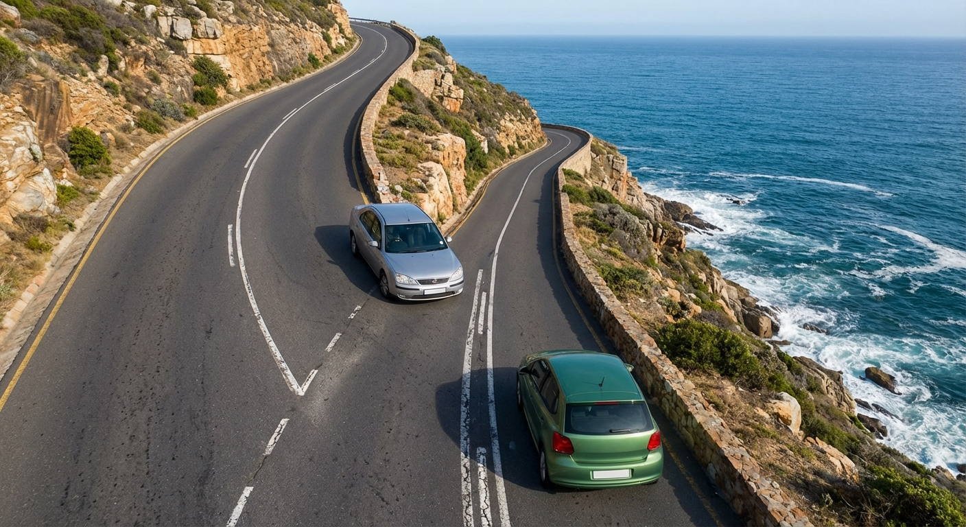 ¿Cuál de los conductores tendrá la prioridad para circular en primer lugar al llegar a un estrechamiento de la calzada que imposibilita el cruce de ambos vehículos?