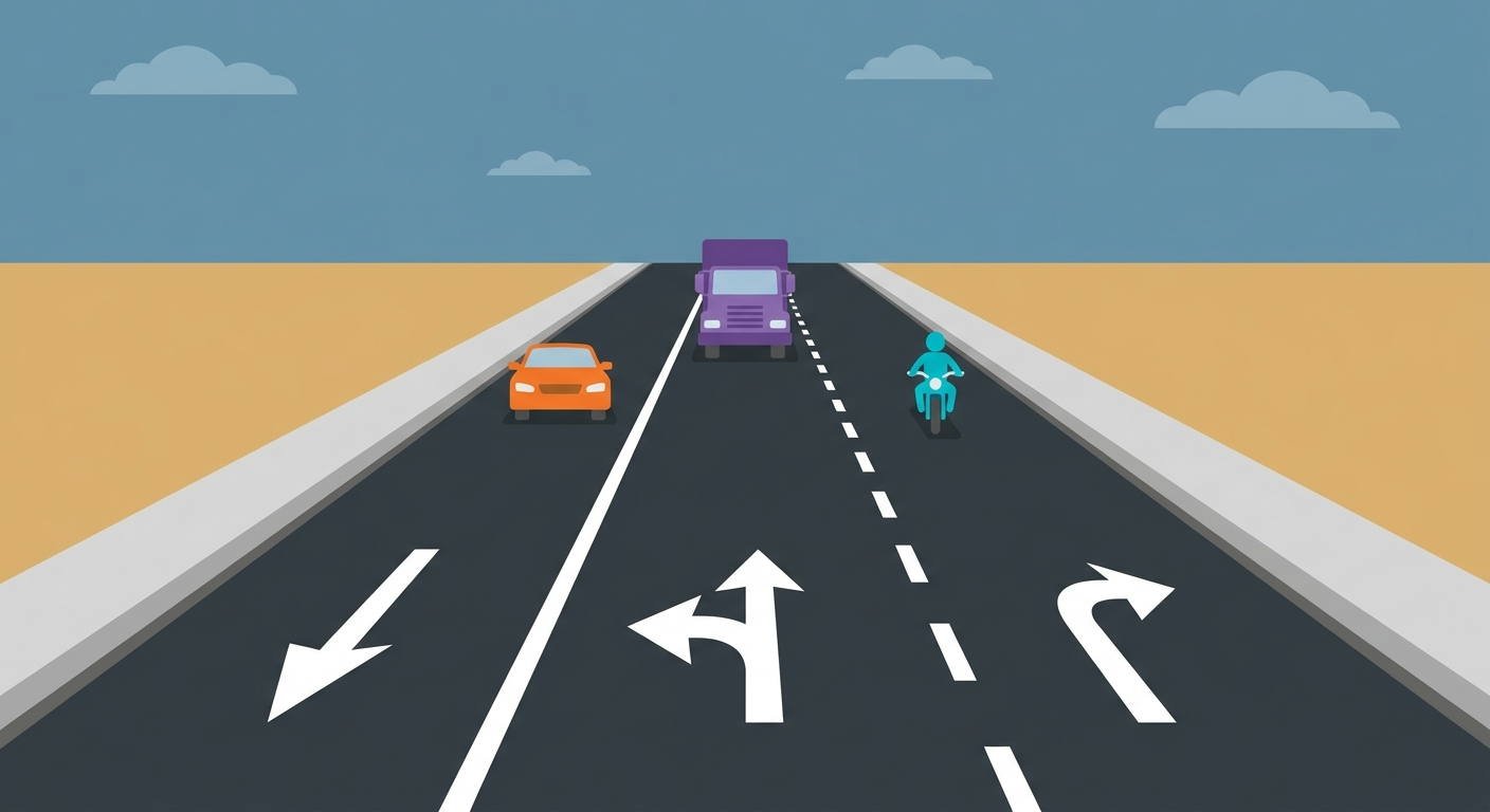 Al alcanzar la intersección circulando por el carril situado a la derecha, el conductor...