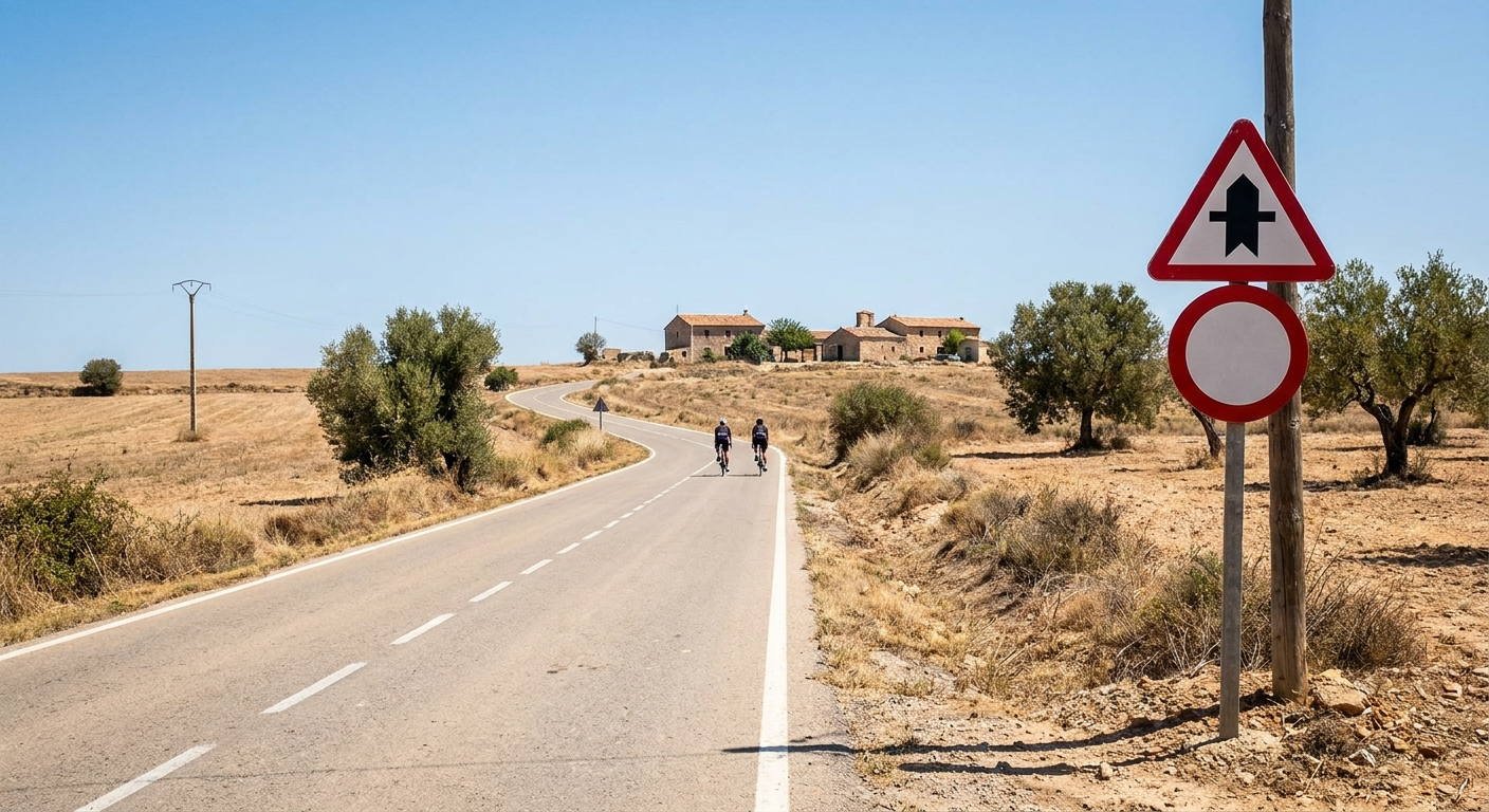 ¿Es correcto circular a una velocidad de 50 km/h en la situación que se observa?