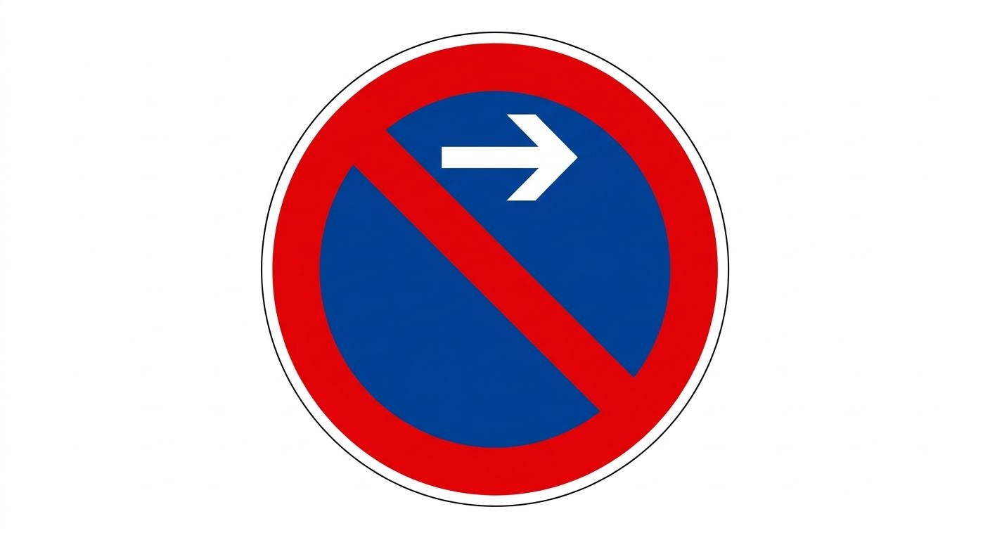 ¿Qué limitación establece esta señal en el lado de la calzada hacia el que apunta la flecha?