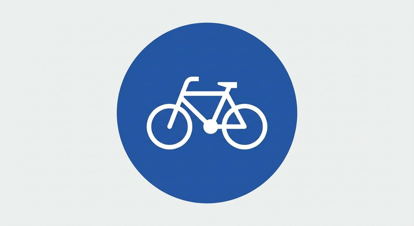 ¿Se encuentra autorizada la circulación de un ciclomotor por una calzada que cuente con esta señalización en su punto de acceso?